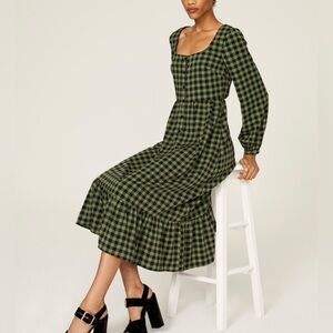 Green Gingham Dress